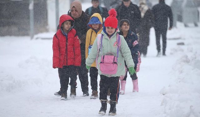Erzurum, Kars ve Ardahan'da kar etkili oluyor