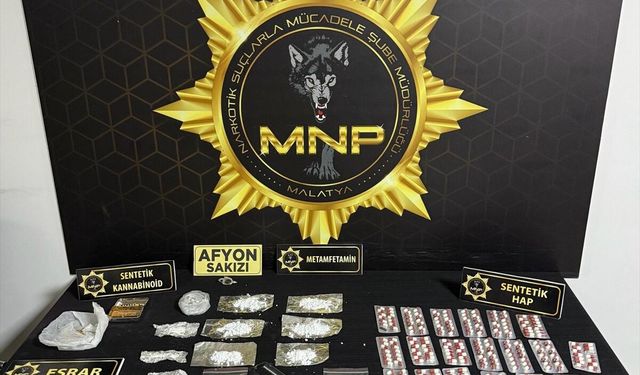 Malatya'da uyuşturucu operasyonunda 7 zanlı tutuklandı