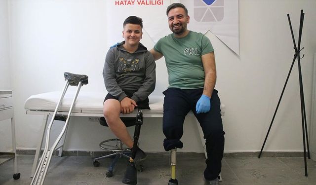 Proteziyle hayata tutundu, şimdi başkalarına ışık oluyor