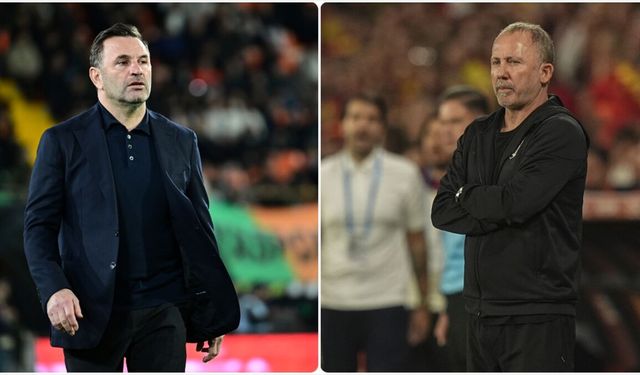 Sergen Yalçın ve Okan Buruk'un derbi 'karnesi'