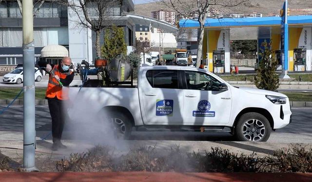 Elazığ'da İlaçlama Çalışmaları Başladı