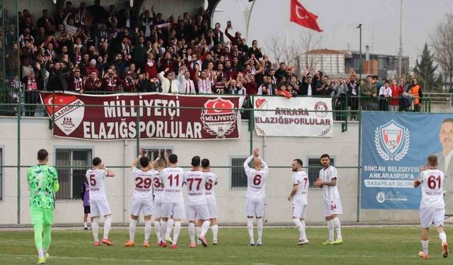 Elazığspor son 5 maçından 13 puan çıkardı