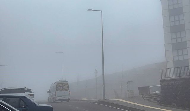 Gaziantep'i Sis Etkisi Altına Aldı