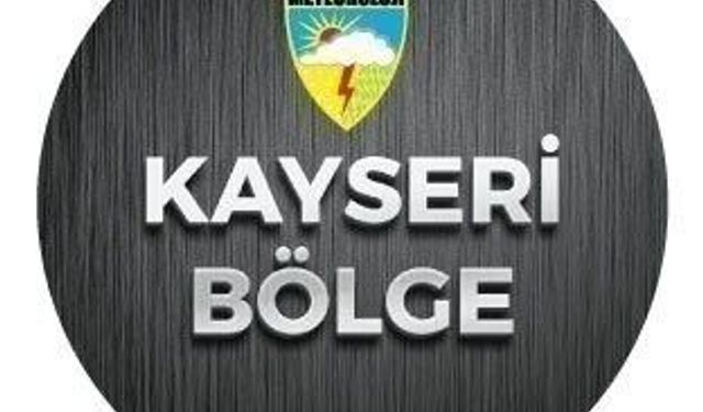 Kayseri'ye Meteorolojiden  Fırtına Uyarısı