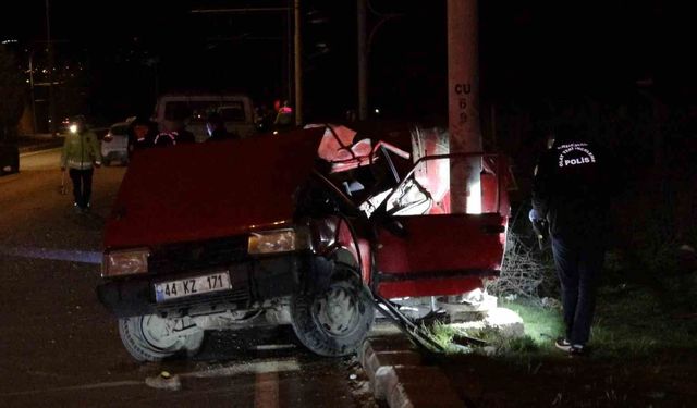 Malatya'da 3 Araç Çarpıştı, Kazada 2 Kişi Yaralandı