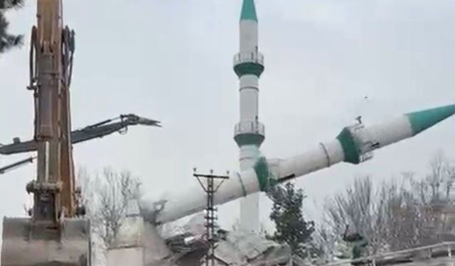 Malatya’da Depremin Simgelerinden Sanayi Cami Artık Yok