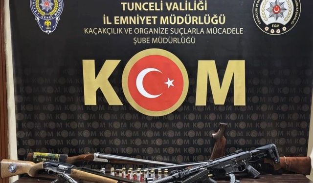 Paylaşımları Başlarını Yaktı! Tunceli’de Silah Operasyonu