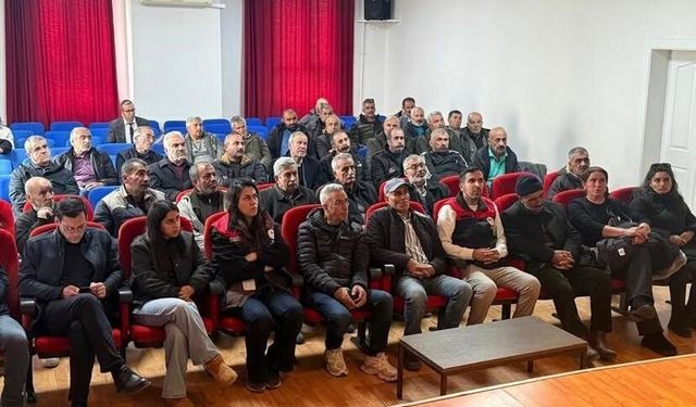 Tunceli'de üreticilere TARSİM bilgilendirmesi