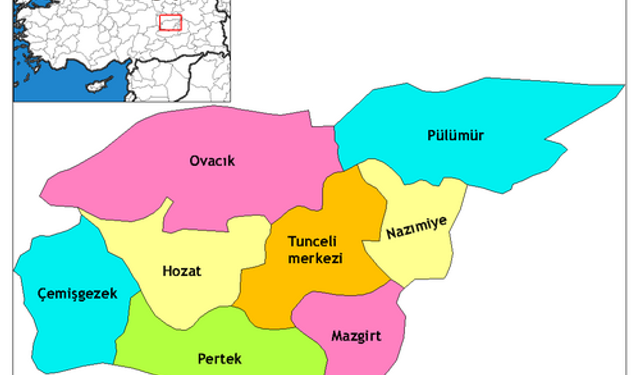 Tunceli’de 6 İlçe ve  82 Bölgede Gerçekleşecek!