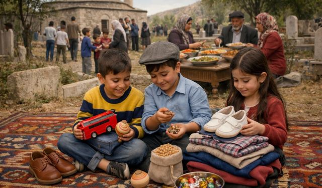 Malatya’da Unutulmaya Yüz Tutan Bayram Gelenekleri; Oyuncaklar Yastık Altına, Cepler Leblebiyle Dolardı