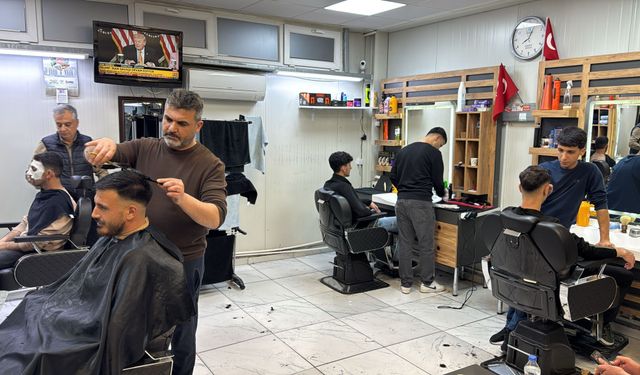 Bayram Öncesi Berber ve Kuaförlerde Yoğun Mesai