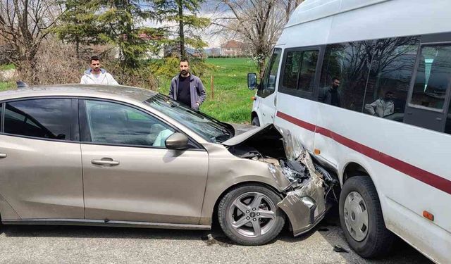 Elazığ Kovancılar'da trafik kazası meydana geldi,1 kişi yaralandı