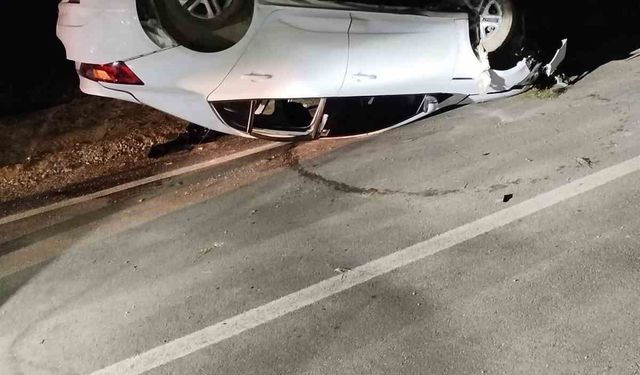 Elazığ'da otomobil takla attı: 6 yaralı