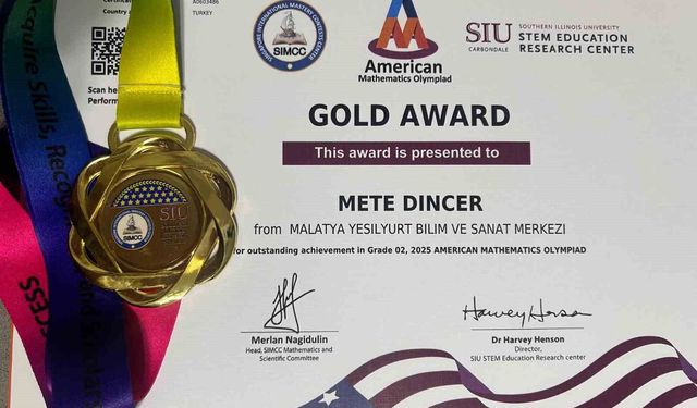 Malatyalı Öğrencilerden Uluslararası Matematik Başarısı