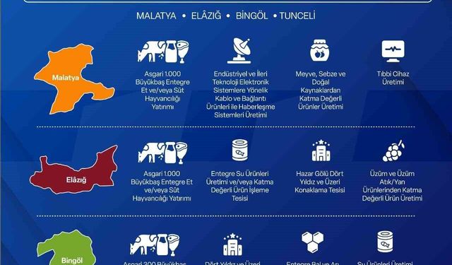 Malatya’nın da Yer Aldığı TRB1 Bölgesine 301 Milyon TL’lik Yatırım Teşviki