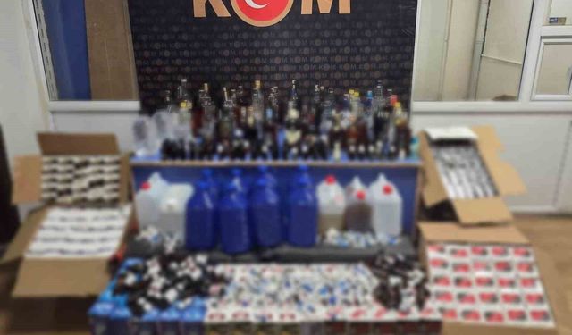 Sivas'ta Kaçak Alkol Operasyonuda 1 Kişi Tutuklandı