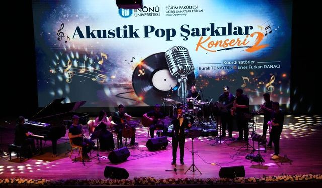 İnönü Üniversitesi’nden Müzik Dolu Gece: Akustik Pop Konserine Büyük İlgi