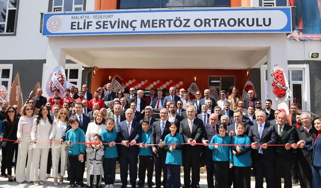 Elif Sevinç Mertöz Ortaokulu’nun Açılışı Coşkuyla Gerçekleşti