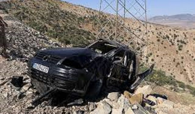 Malatya'da şarampole devrilen otomobilin sürücüsü yaralandı