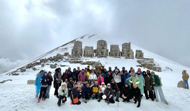 Nemrut Dağı'ndan Dünyaya Açılan Kapı: 70 Kişilik Heyet Bölgede