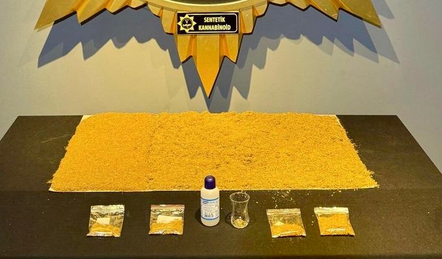 Malatya’da Uyuşturucu Operasyonu: 1,5 Kilo Sentetik Kannabinoid Ele Geçirildi