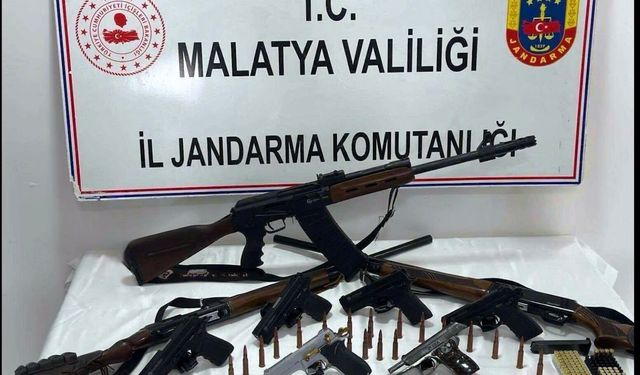 Doğanşehir'de Silah Operasyonu: 3 Gözaltı