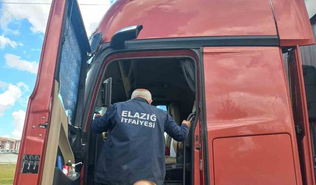 Elazığ’da Tır Şoförü Aracında Ölü Bulundu