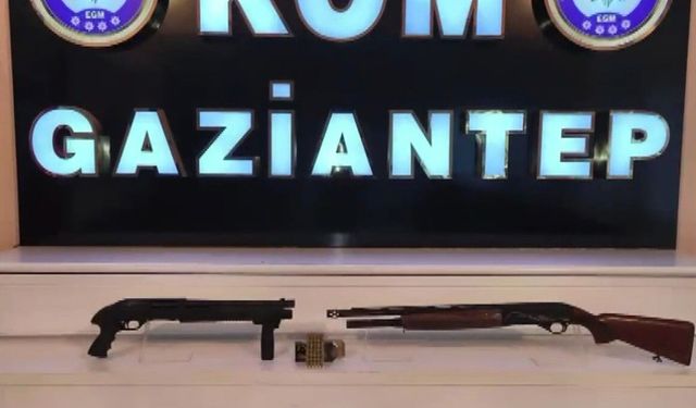 Gaziantep’te Ruhsatsız Silah Operasyonu: 1 Gözaltı