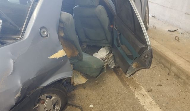 Malatya’da Tünelde Kaza! Tofaş Duvara Çarptı: 3 Yaralı