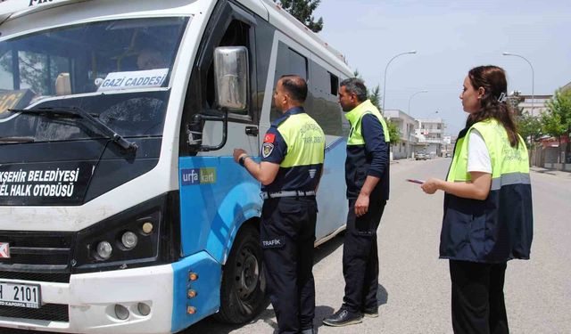Şanlıurfa’da Toplu Taşımaya Sıkı Denetim: Klima ve Hijyen Mercek Altında