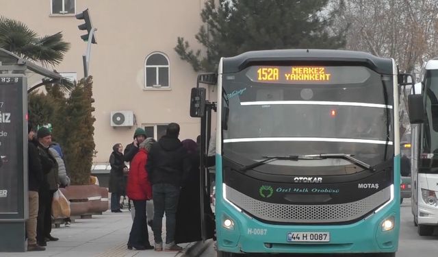 Malatya'da Bugün Otobüs Kullanacaklar Dikkat: MOTAŞ'tan Sefer Saati Kararı