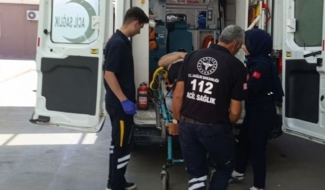 Otomobille Motosiklet Çarpıştı. 1 Yaralı