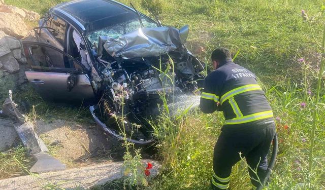 Siirt’te Feci Kaza: Şarampole Yuvarlanan Otomobilin Sürücüsü Ağır Yaralandı