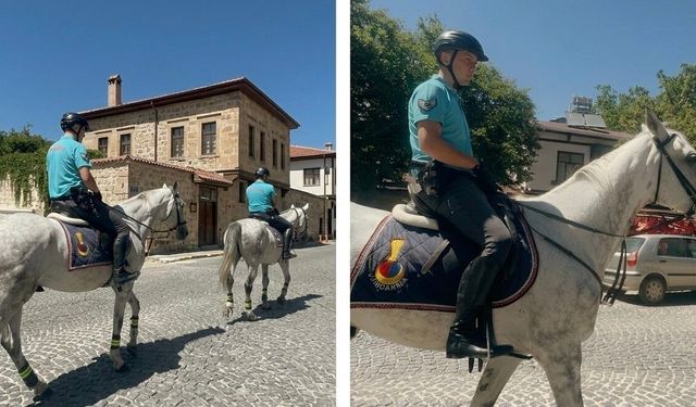 Tarihi sokaklarda asayiş onlara emanet: Harput'ta Atlı Jandarma Timi göreve başladı