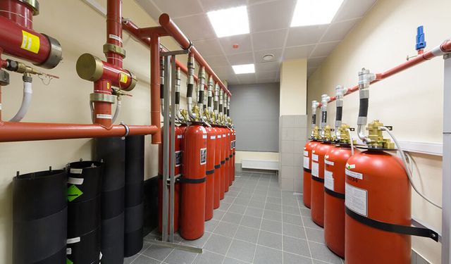 AKÜ, KAPASİTÖR FM-200 HFC227EA GAZLI YANGIN SÖNDÜRME SİSTEMİ ALIMI İŞİ
