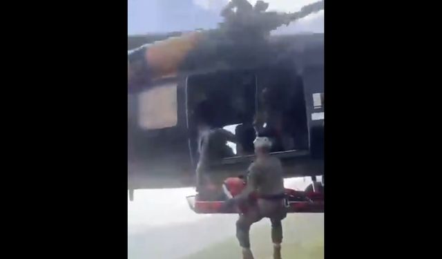 Malatya'da Film Gibi Kurtarma! Askeri Helikopter Havalandı
