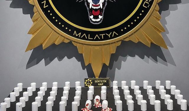 Malatya'da 3 Bin 892 Uyuşturucu Hap Ele Geçirildi