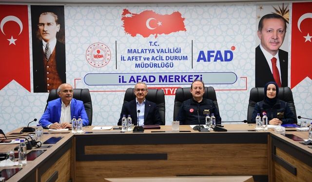 Malatya İçin Kritik Zirve: AFAD Masasında Yeni Dönemin Yol Haritası Çizildi