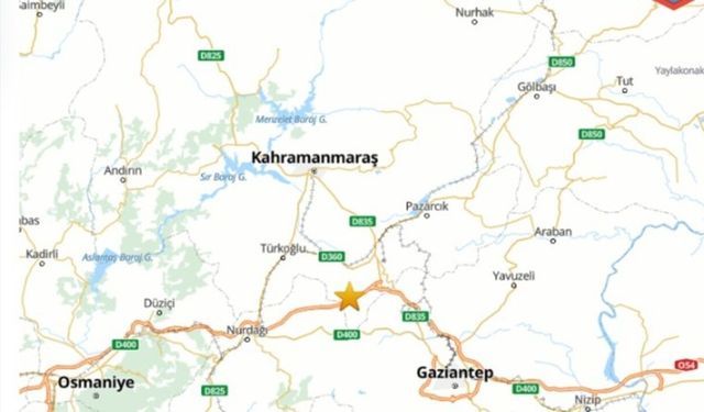Son Dakika: Kahramanmaraş'ta Korkutan Deprem! Malatya'da da Hissedildi