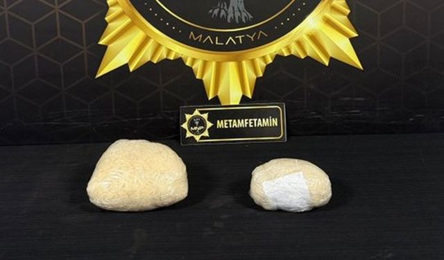Malatya’da Narkotik Operasyonu: 1 Kilo 769 Gram Metamfetamin Ele Geçirildi