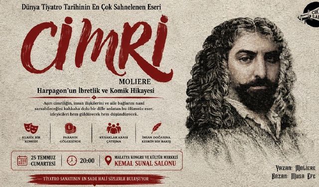 Malatya'da Sanatseverleri Büyüleyecek Gece! "Cimri" İçin Geri Sayım