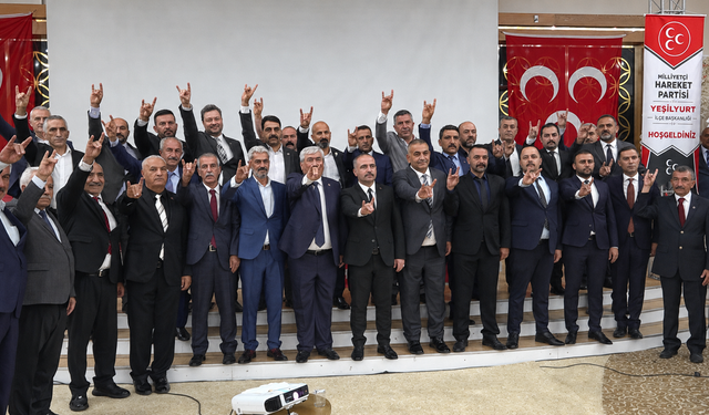 MHP Yeşilyurt’ta Şemsettin Tüdün Yeniden Başkan