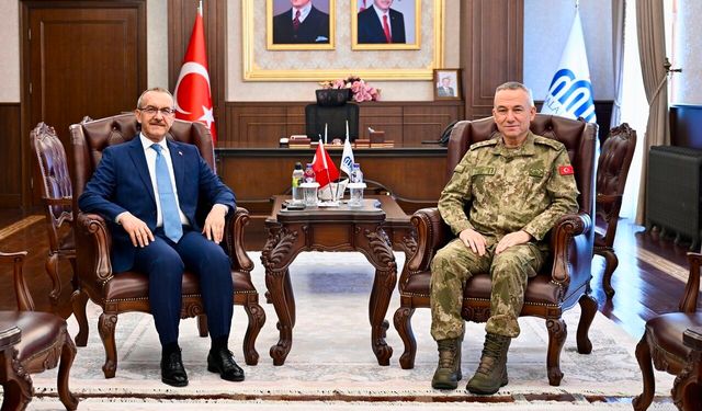 Korgeneral Yaralı’dan Vali Yavuz’a Göreve Başladıktan Sonra İlk Ziyaret