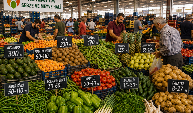 Malatya Hal Fiyatları Güncellendi: İşte En Pahalı Ürün ve Kayısının Fiyatı...