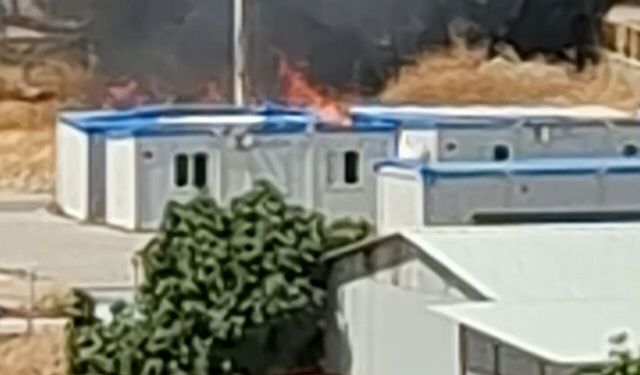 Adıyaman’da Kopan Elektrik Tellerinden Çıkan Kıvılcım Yangına Neden Oldu