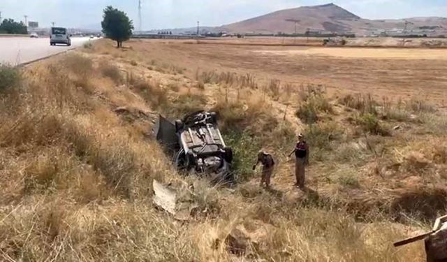 Elazığ Kovancılar’da Otomobil Şarampole Devrildi: 1 Yaralı