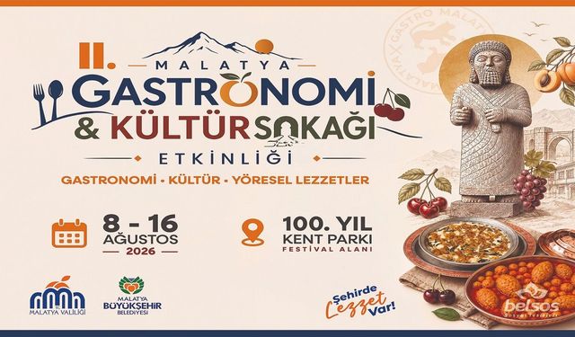 Malatya’da Lezzet Rüzgarı Esecek: Gastronomi Festivali İçin Geri Sayım Başladı