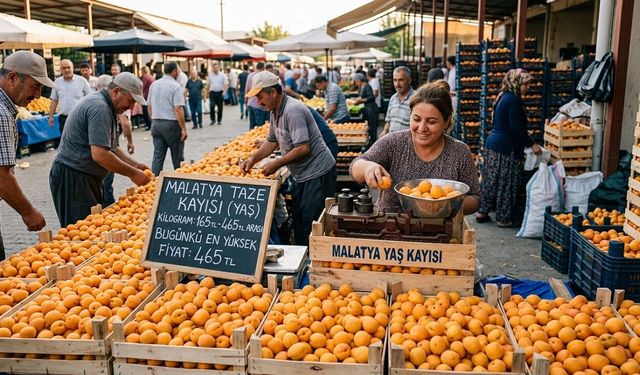 Malatya’da Kayısıda Hareketlilik! Kilogramı 465 TL’ye Kadar Çıktı