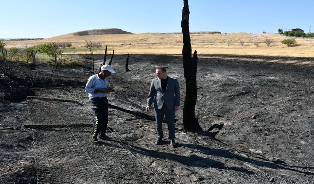 Malatya’da Üreticiyi Yıkan Yangın! 6 Yıllık Emek Dakikalar İçinde Yok Oldu