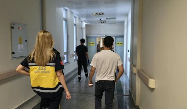 İnşaatta Beklenmedik Kaza! Başına Fayans Düşen İşçi Yaralandı
